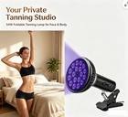 UV Tanning Lamp Solarium Machine for Face & Body Skin Bronzer Physiotherapy