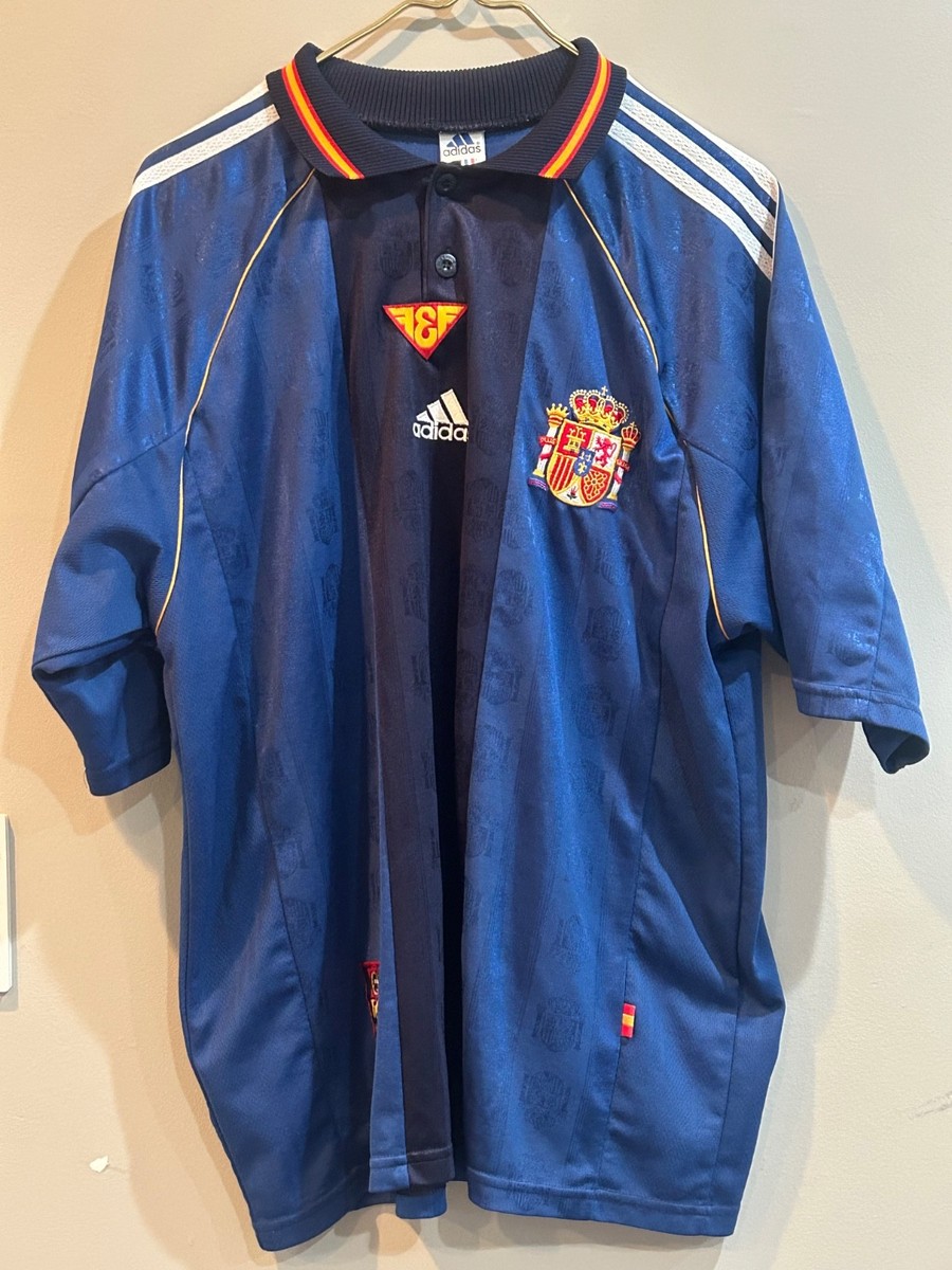 VTG 90s/Y2K Adidas SPAIN National Team 1999/2000 AWAY Soccer