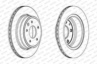 2X Bremsscheibe Hinterachse FüR Daimler Jaguar XJ 40, 81 XK 8 Coupe Convertible