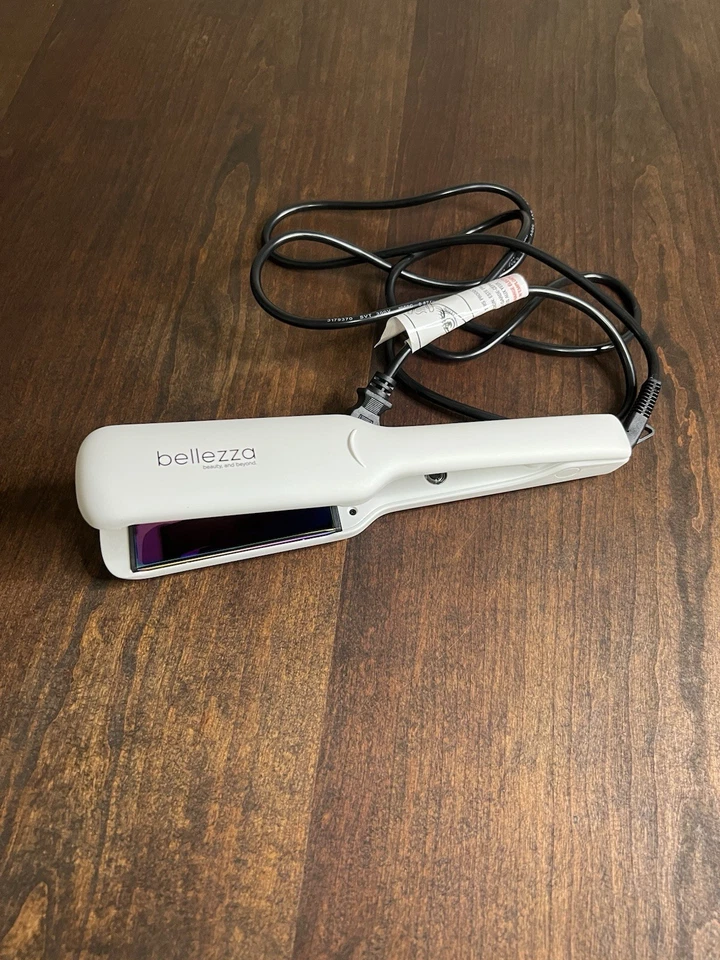 Plancha de pelo profesional Bellezza blanca de 2 pulgadas Foto 2 de 4