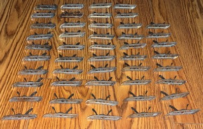 Vintage Anchor No 200 MOLDING CLIPS Fits Moulding 1 3/4 Thru 3 Wide Lot Of 48