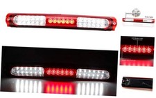 for 1997-2003 Ford F150 / 2004 Heritage LED 3rd Third Chrome Housing  Red Lens