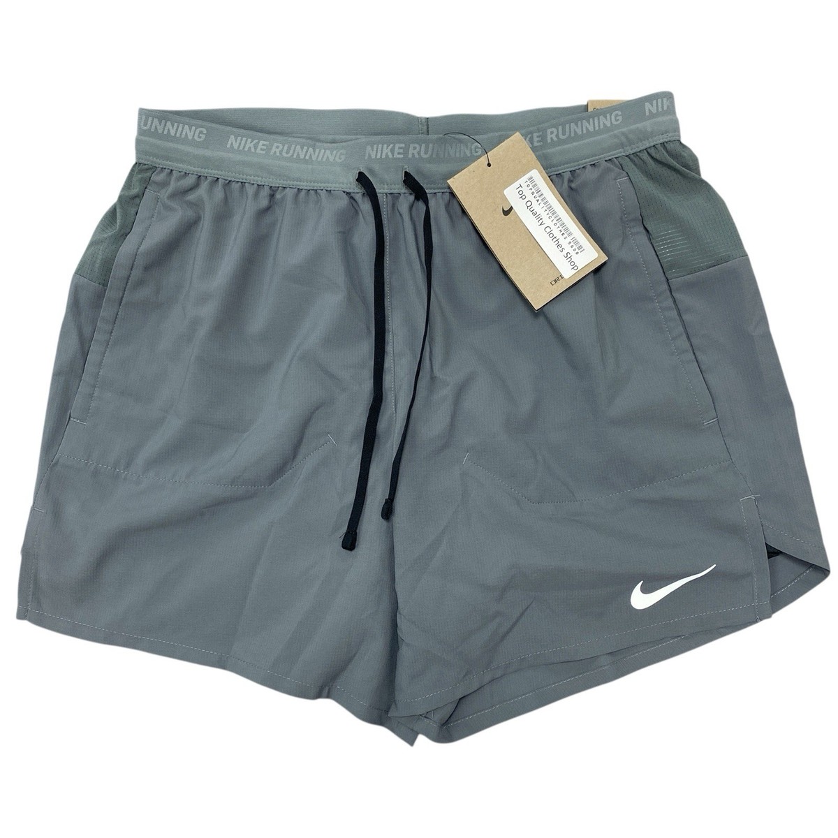 nike flex stride 5 inch grey