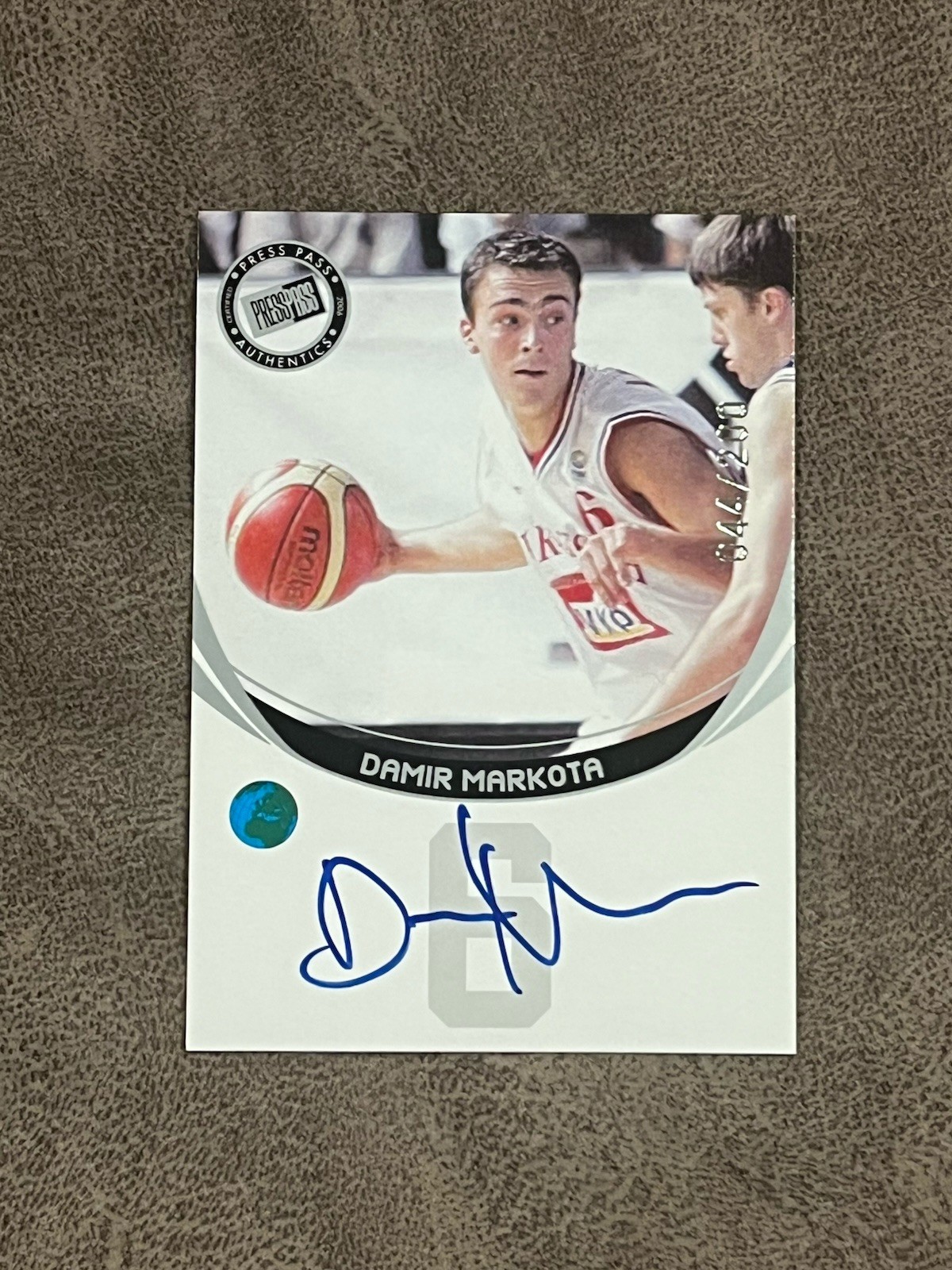 2006 Press Pass Authentics Damir Markota RC Rookie /200 AUTO Signed Autograph!