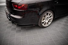 Street+ Heck Ansatz Flaps passend für Seat Exeo schwarz Hochglanz