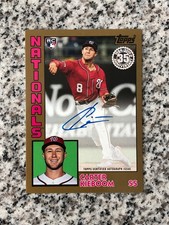 2019 Topps Update ~ 1984 Topps Gold /50 ~ Carter Kieboom Rookie Auto #84A-CK RC