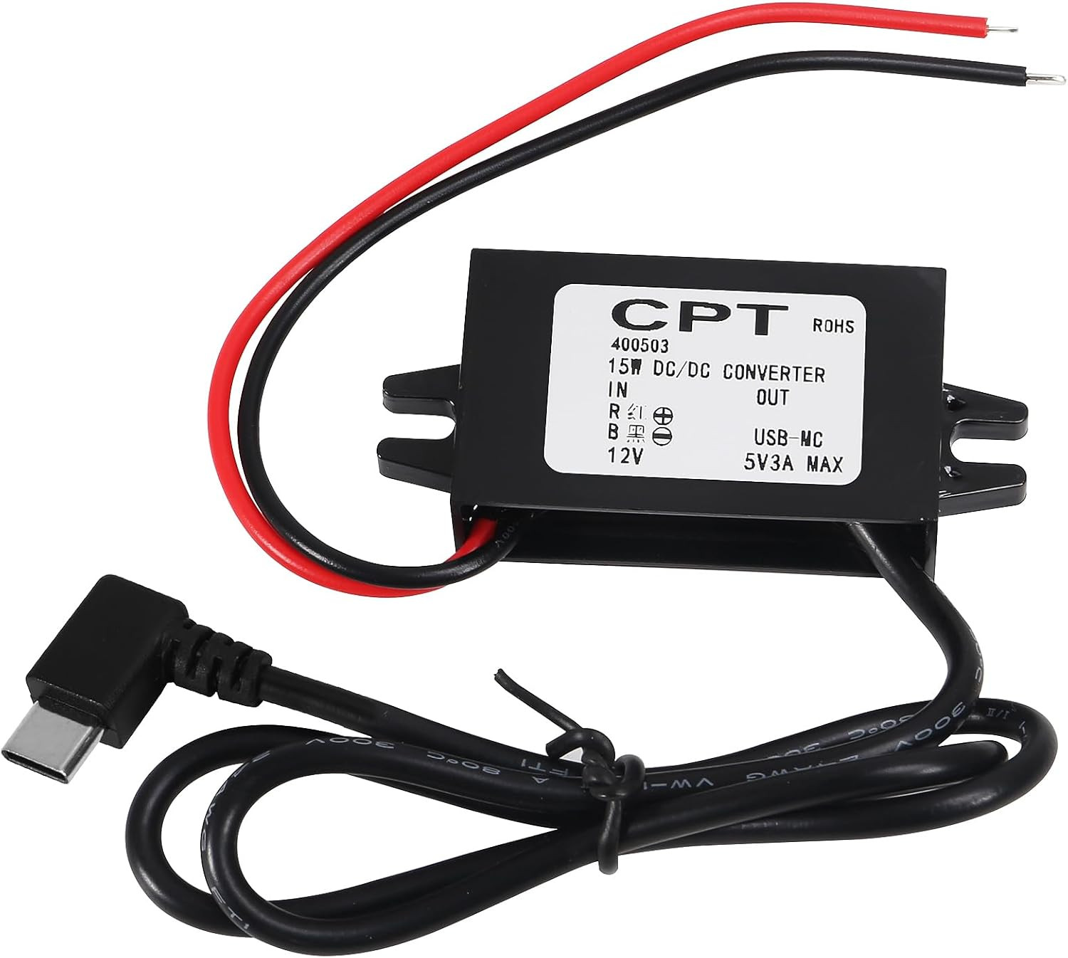 12V to 5V 3A Buck Converter Module with Type-C Interface