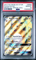 Raichu GX SM90 Full Art Black Star Promo