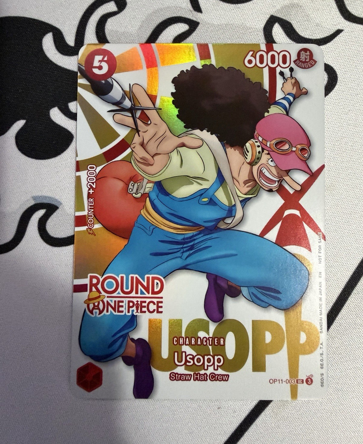 Usopp OP11-003 Round 1 English Promo Card