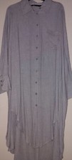 Zara Oversized Wool Blend Shirt Dress Size S