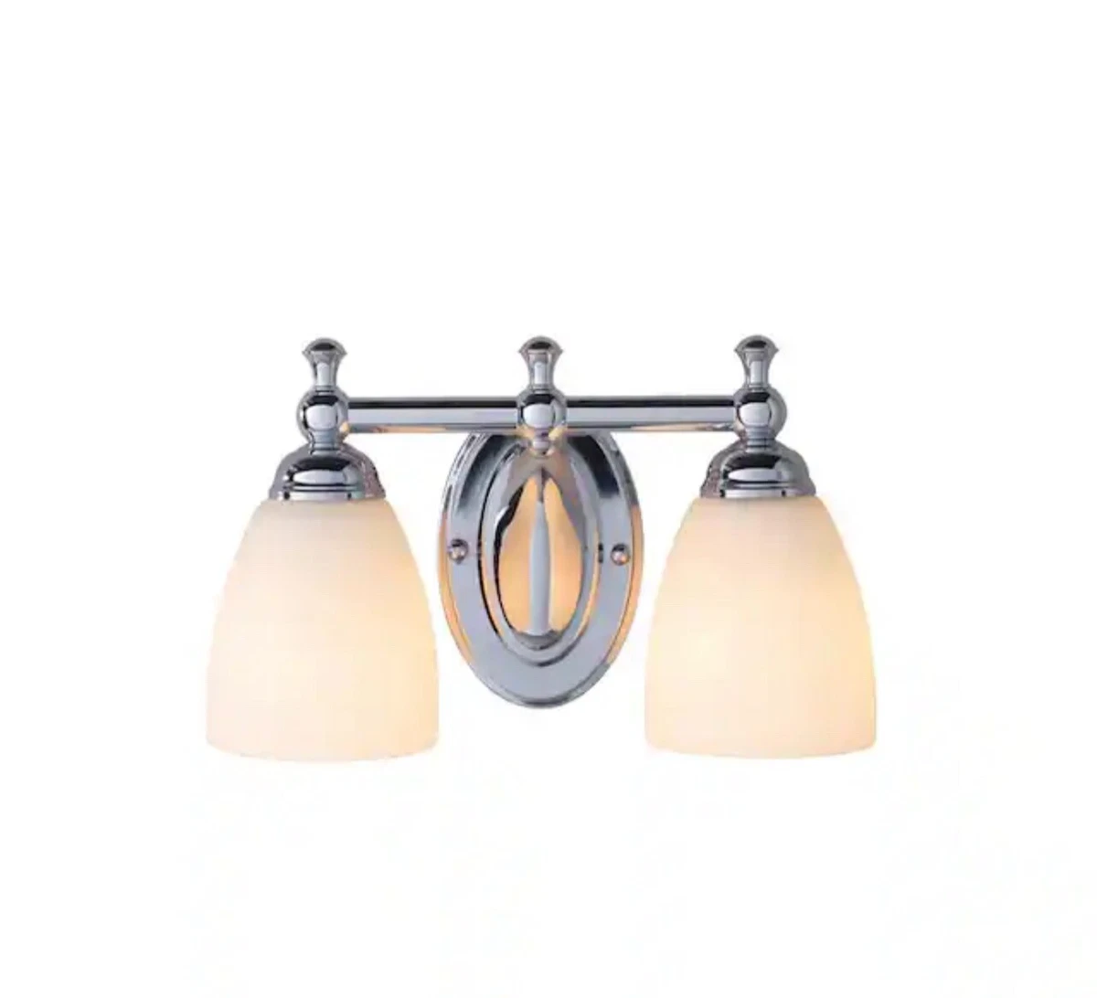 Hampton bay 2 light vanity fixture deals