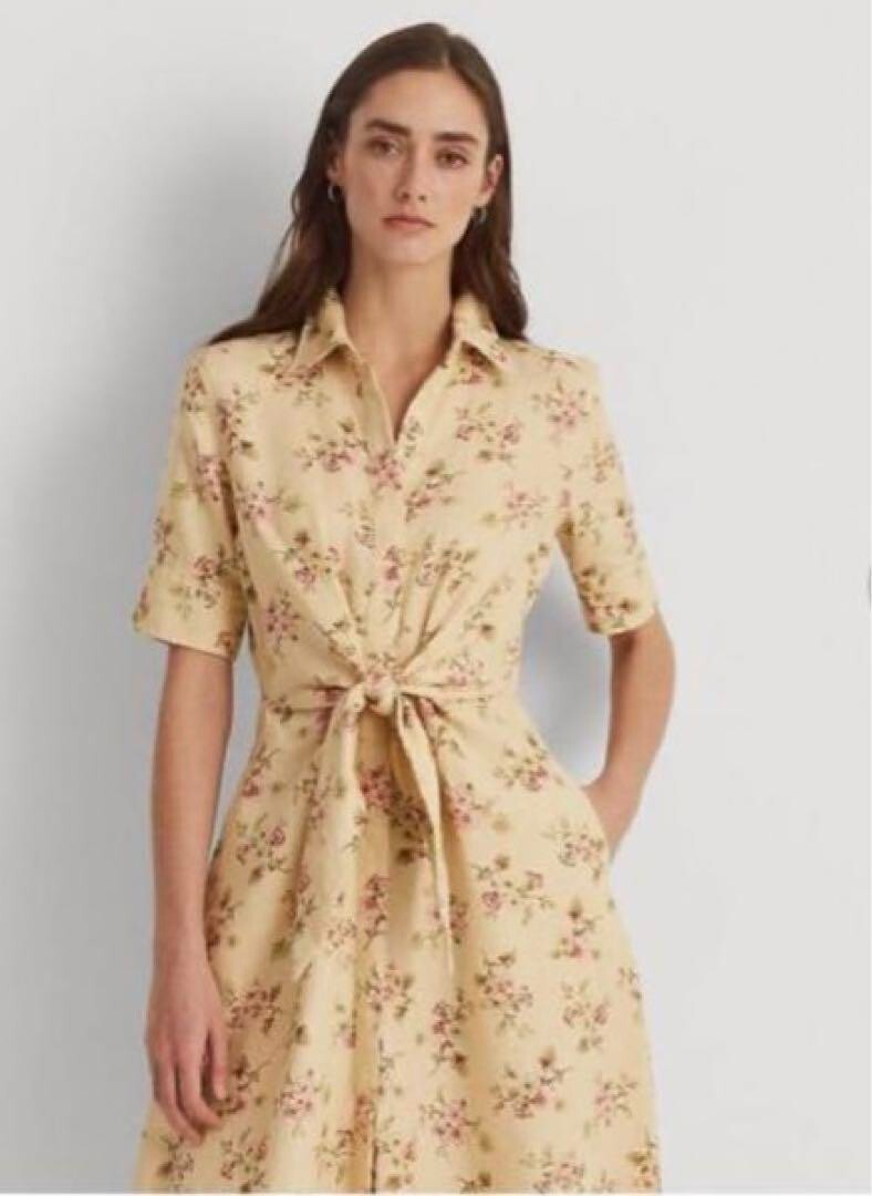 LAUREN RALPH LAUREN Floral Flare Shirt Dress Women Size 0 LAUREN RALPH LAUREN Floral Flare Shirt Dress Women Size 0