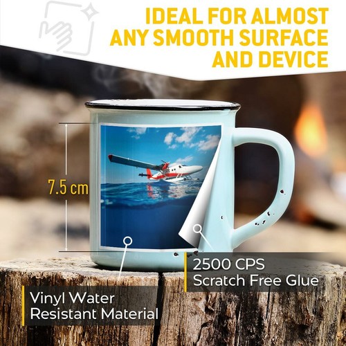 2 x Square Stickers 7.5 cm - Seaplane Airplane Plane Sea Cool Gift #2168 - 第 3/9 張圖片