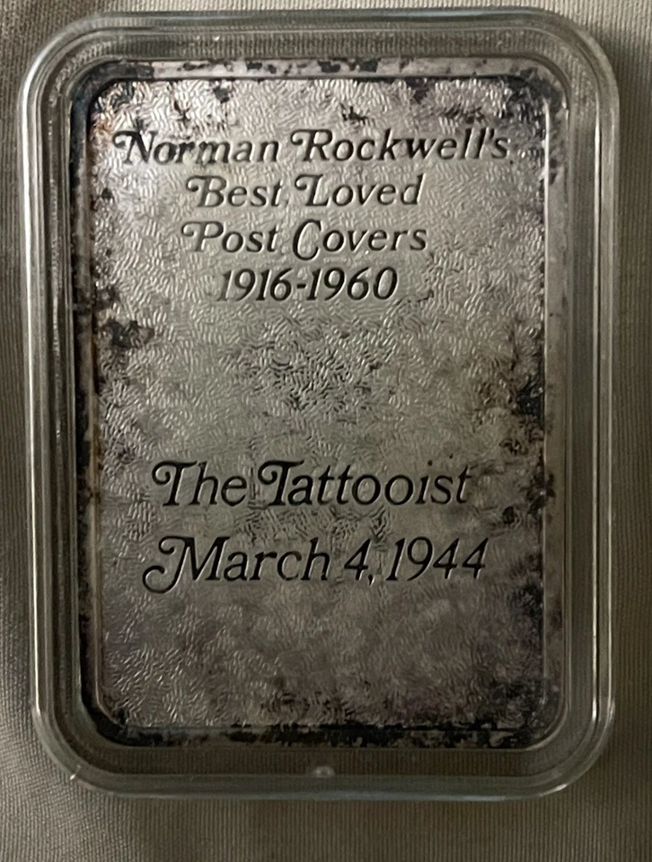 Norman Rockwell Tattooist Best Loved Post Covers 1916-1960 1944 cápsula de prata - Imagem 3 de 4