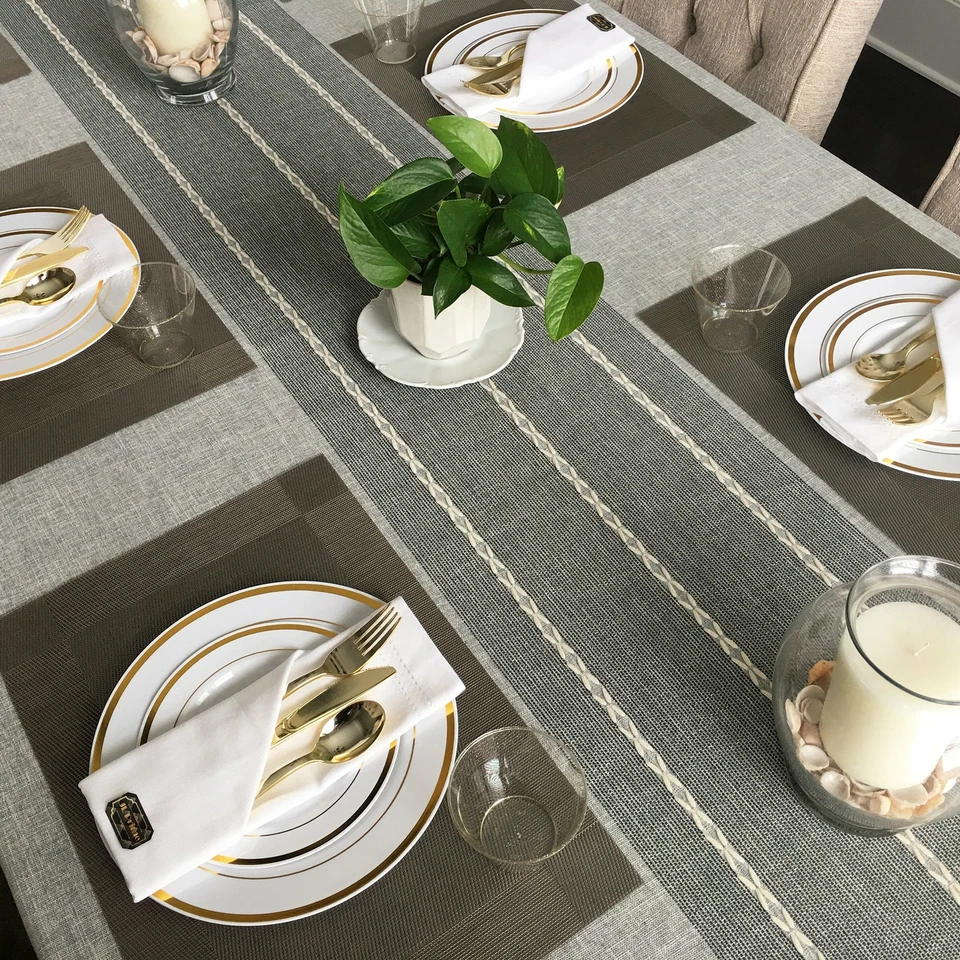 Juego de cubiertos de plástico dorado de 300 piezas, tenedores, cucharas, cuchillos, 100 cada uno Foto 3 de 4