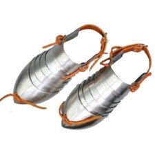 Medieval itanium anatomical 15th century sabatons Armor Cosplay