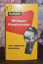 Vintage NOS Kodak Kodalite Midget Flasholder with Lumaclad Reflector in Box 740