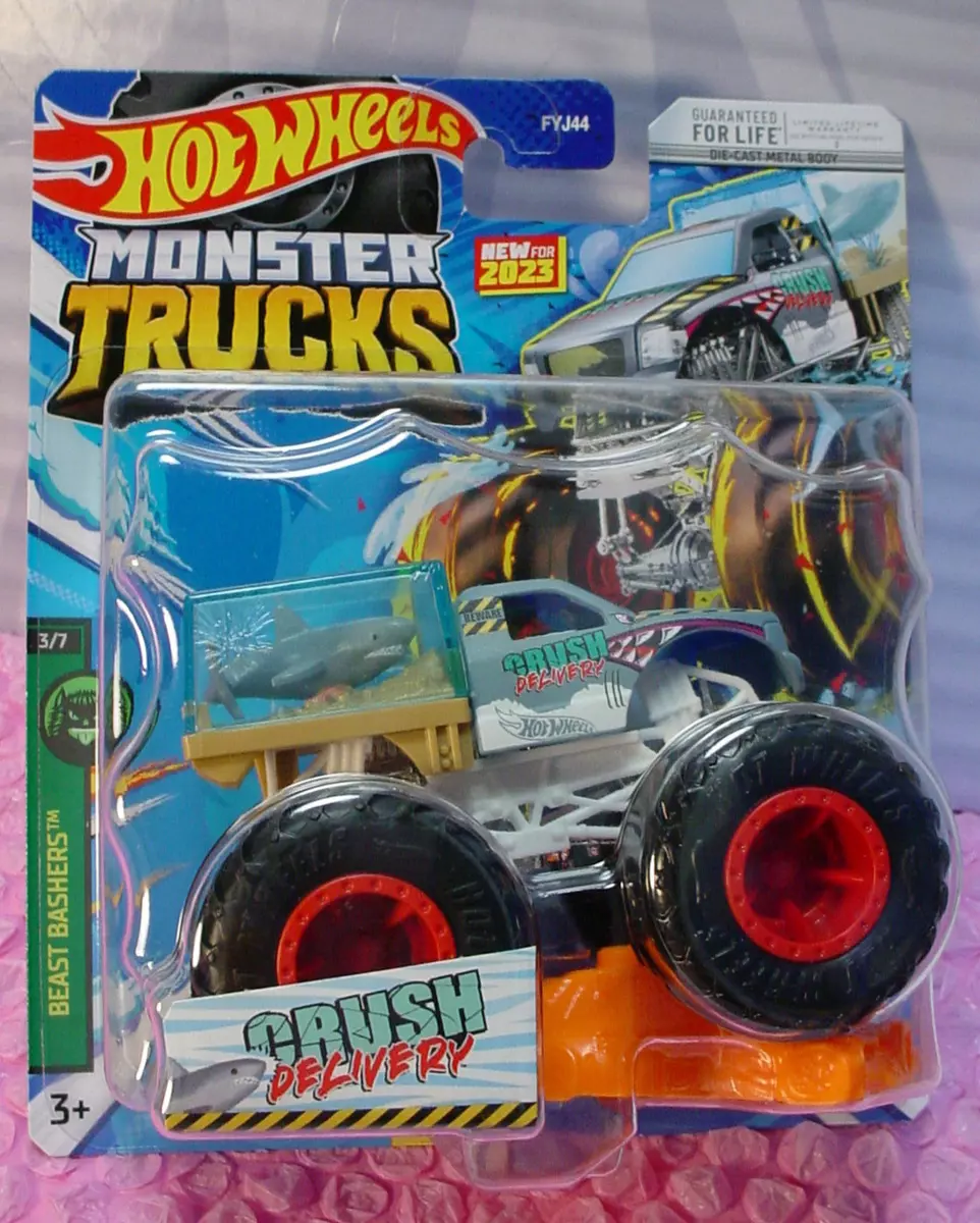 Hot Wheels Monster Trucks Oversized 2023 Delivery Metal