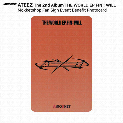ATEEZ THE WORLD EP.FIN WILL Mokketshop Fan Sign Event ATEEZ THE WORLD EP.FIN WILL Mokketshop Fan Sign Event
