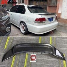 Carbon Fiber Trunk Wing Spoiler Fits Honda Civic Ek3 Ek1 4dr 1996-2000 M Type Carbon Fiber Trunk Wing Spoiler Fits Honda Civic Ek3 Ek1 4dr 1996-2000 M Type