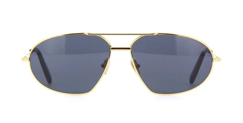 Tom Ford BRADFORD FT 0771 金色/蓝色 灰色 (30A) 太阳镜  — 第 2/4 张图片