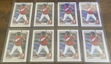 Milan Tolentino 2020 Bowman Draft 1st Bowman #BD-4 Cleveland Indians Lot (14)
