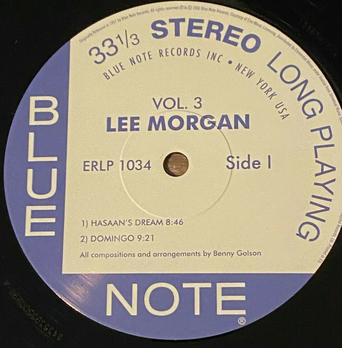 LEE MORGAN - Volume 3 ~BLUE NOTE 1557 {nm reissue} w/Kelly
