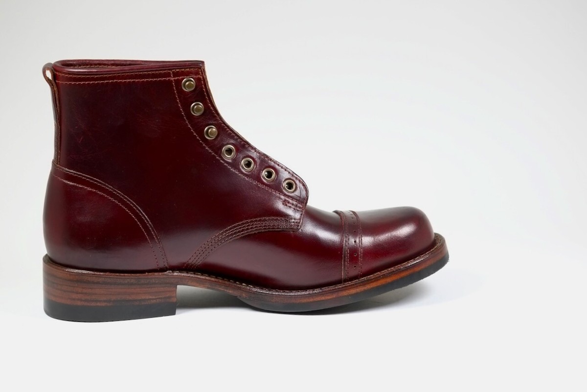 Julian Boots, Bowery Boot, Horween CHRXL Dark Cherry, Hand Julian Boots, Bowery Boot, Horween CHRXL Dark Cherry, Hand