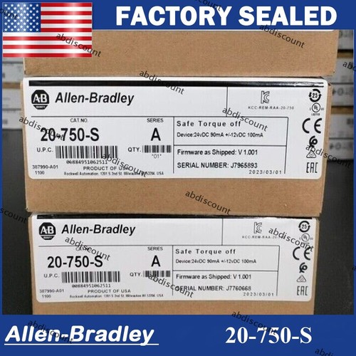 Allen Bradley 20-750-S Series A PowerFlex 750 Safe Torque Off Option ...