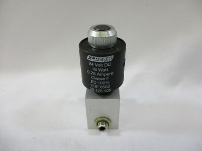 FLUCOM VDE0580 CLASS F SOLENOID VALVE w/GIRTEC 812027 SER 23/15 