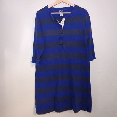 Patagonia 3/4-Sleeved Sender Stripe Dress-Henley Stripe XL Extra