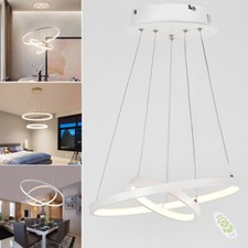 Modern LED Chandelier Circular Ring LED Pendant Light Ceiling Lamp Flush Mounted