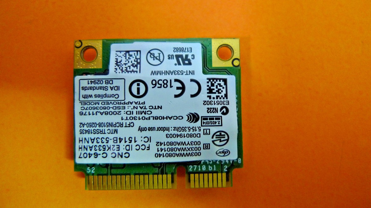 Carte Wifi Broadcom BCM94322HM8L Pour Dell Precision M6500, Latitude E6500 - Pièce Occasion