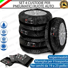 SET 4 CUSTODIE PER PNEUMATICI GOMME CERCHI DA 19" A 23" PER CITROEN C2