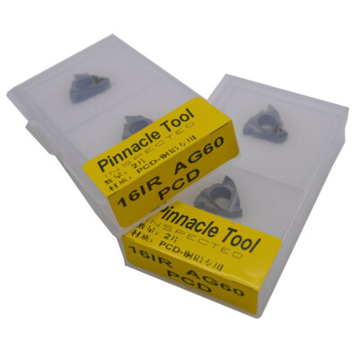 2pcs 16IR AG60 PCD Used for Aluminum Polycrystalline diamond tools (PCD)