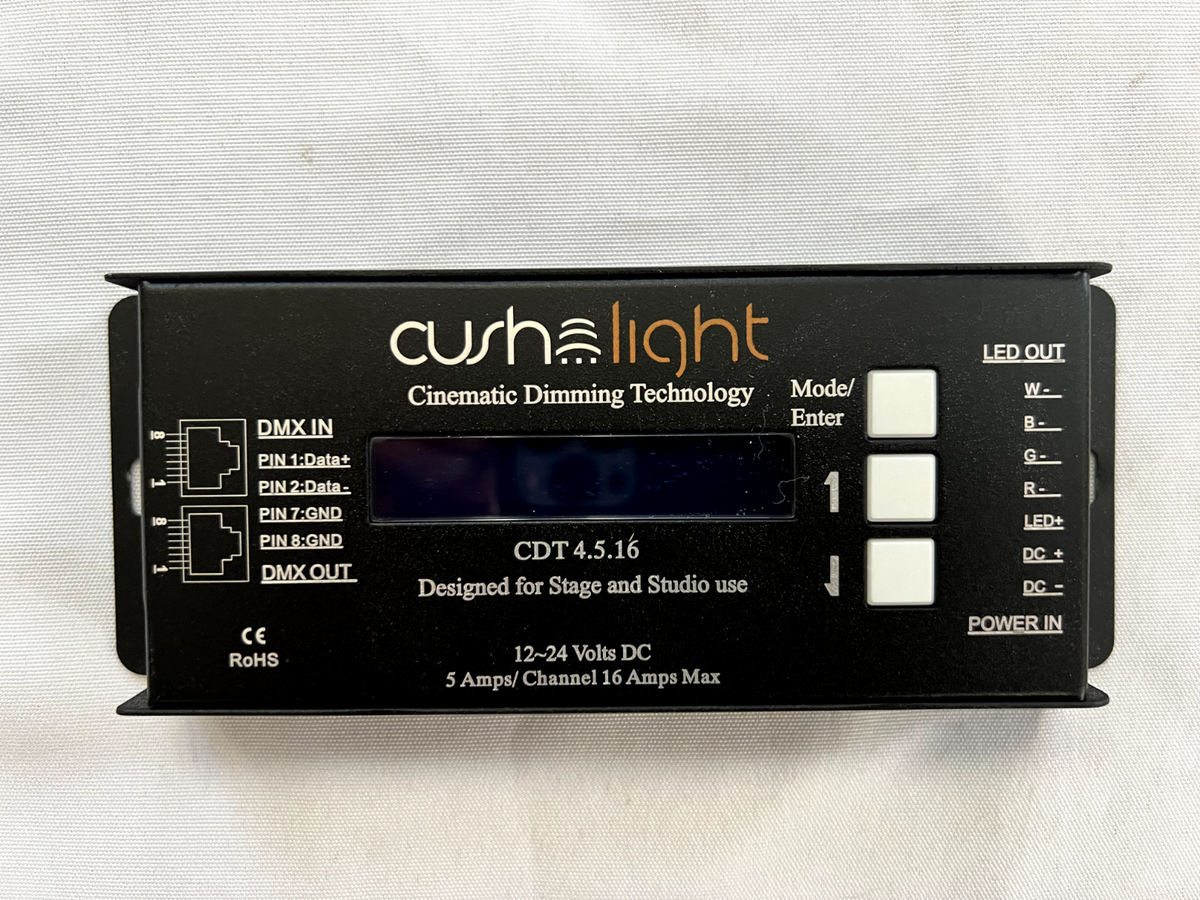 Cush Light 4Ch 16 Amp Local/DMX Controller - CDT.4.5.16 | eBay