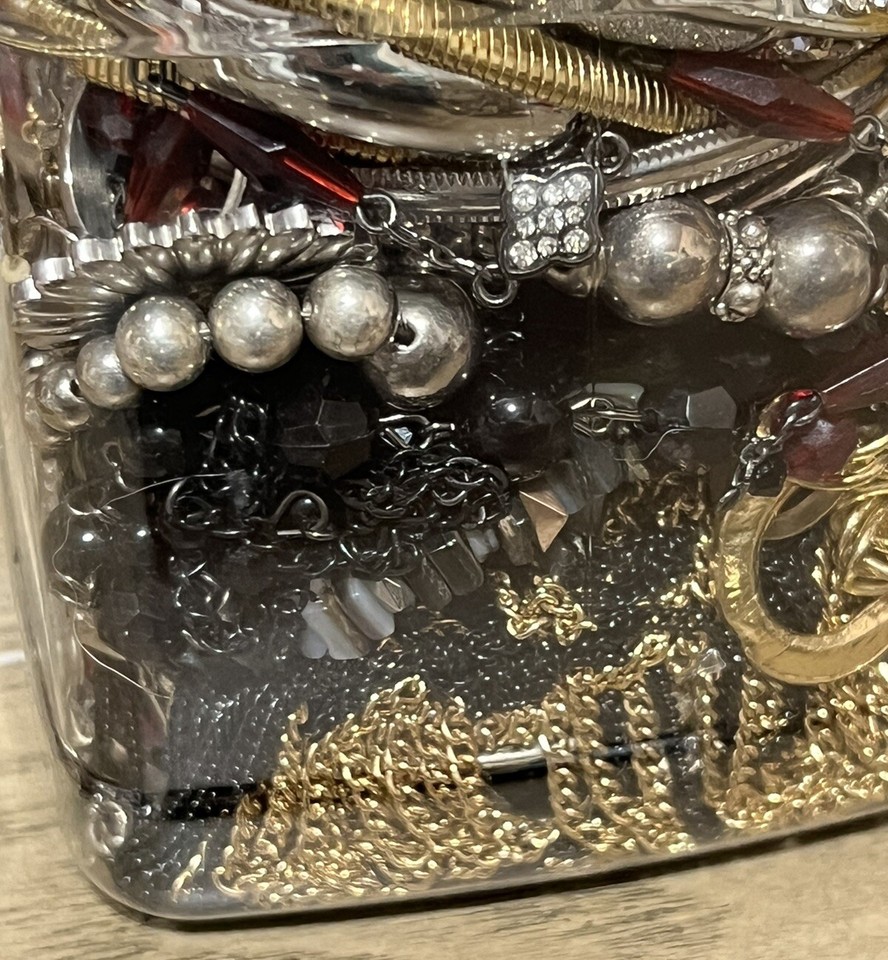 Mystery Jewelry Jar! All Wearable ! Vintagenow Signed &unsigned
