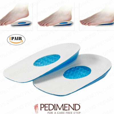 PEDIMEND  Gel Fersenbecher (2 STCK.) - Bogenunterstützung & Linderung von Wunden Plantarfaszien Schmerzen
