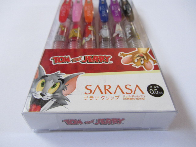 Zebra Sarasa Clip Tom And Jerry Gel Retractable Pen Set 0.5mm 6-Colors Limited