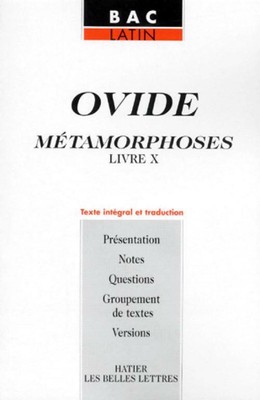 Metamorphoses Livre X Ovide Ebay