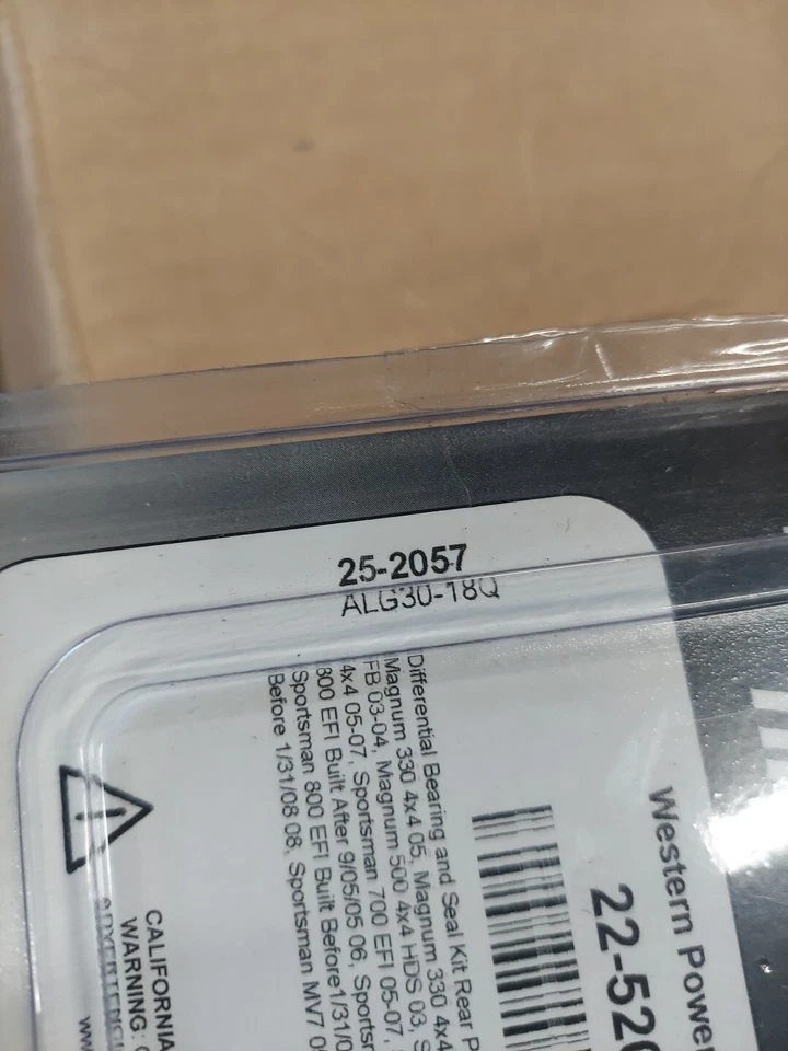 Kit de rodamientos y sellos diferenciales traseros All Balls #25-2057 Polaris Foto 2 de 3