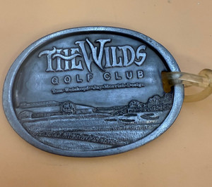 The Wilds Golf Club Prior Lake MN Golf Bag Tag Tom Weiskopf Jay Morrish Design