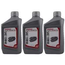 Yanmar 41540 SAE 15W-40 Diesel Engine Oil,  1 Quart (Pack of 3)