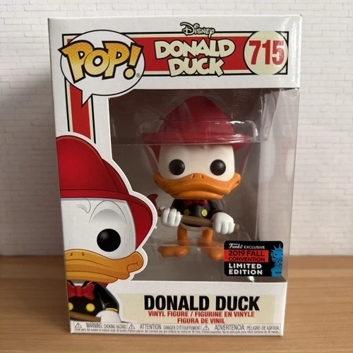 Funko Pop! Disney Donald Duck Fire Fighter Vinyl Figure #715 Fall Convention