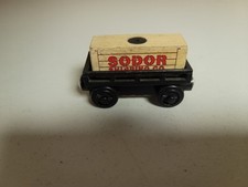 Thomas Wooden Railway Black Cargo Car  Magnetic Sodor Cargo