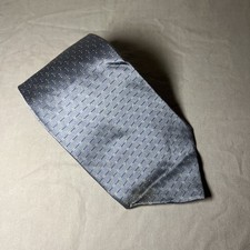 George Machado Zylos Gold Vintage Grey Men’s Tie 100% Silk Made in USA