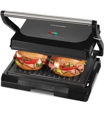 Proctor Silex Panini Press Sandwich Maker Electric Grill, Easy Clean Nonstick