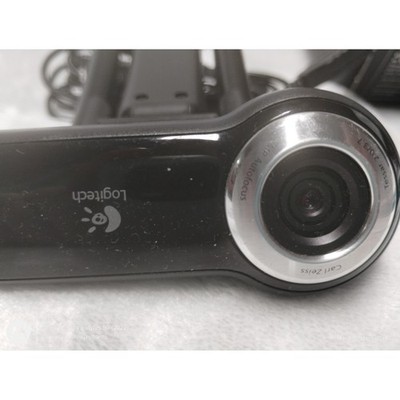 Logitech Webcam Pro 9000 Carl Zeiss Optics 2MP Autofocus USB Camera Black