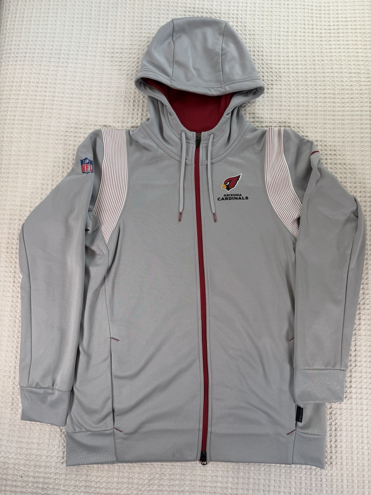 Nike Therma-FIT Arizona Cardinals Full Zip Hoodie Jacket Men’s Medium NFL