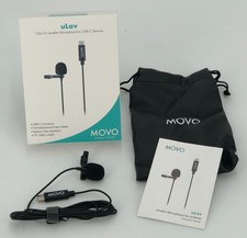 Movo uLav USB-C Lavalier Clip On Microphone for Android, iPad Pro, Smartphone
